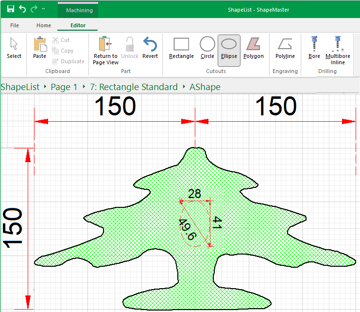 Click to view Settings page and preview pane (textured)