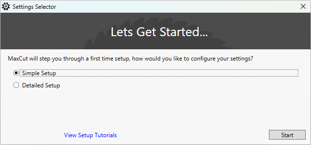 Click to view MaxCut survey questions prior to getting started.